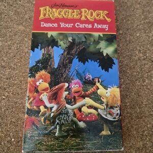 Jim Henson's Fraggle Rock Dance Your Cares Away VHS Tape 2004 Kids Live